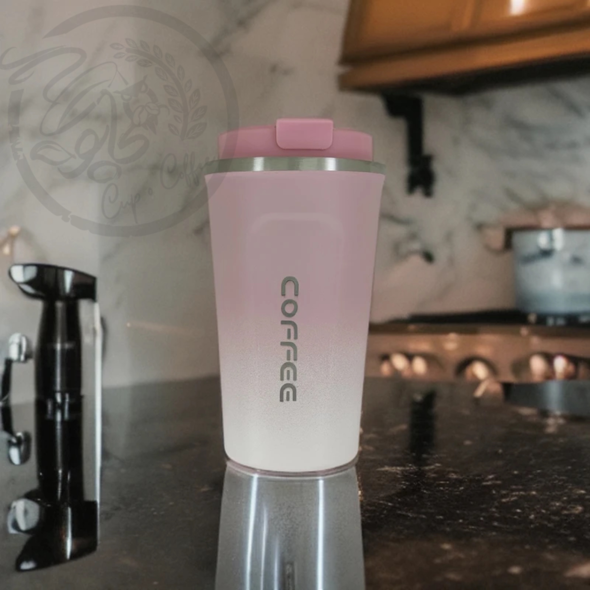 ماگ سفری طرح Coffee مدل پاستیلی - Image 7