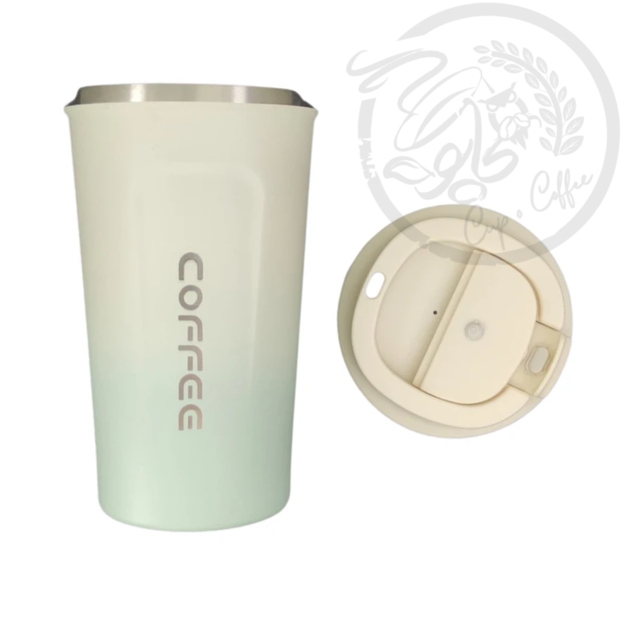ماگ سفری طرح Coffee مدل پاستیلی - Image 3